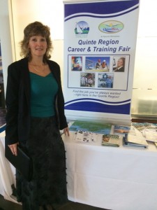 Katie Riddell, Belleville, attended the Quinte Region Career and Training Fair on October 2. 