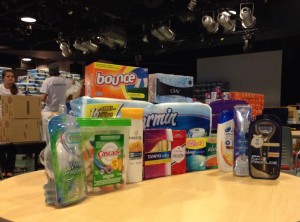 Discounted products avaliable at the United Way truckload sale.