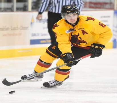 Brett Welychka was named Belleville's new captain on Monday. (Photo via the Belleville Bulls)
