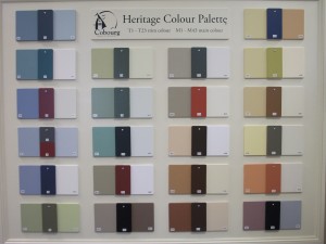 Cobourg colour palette