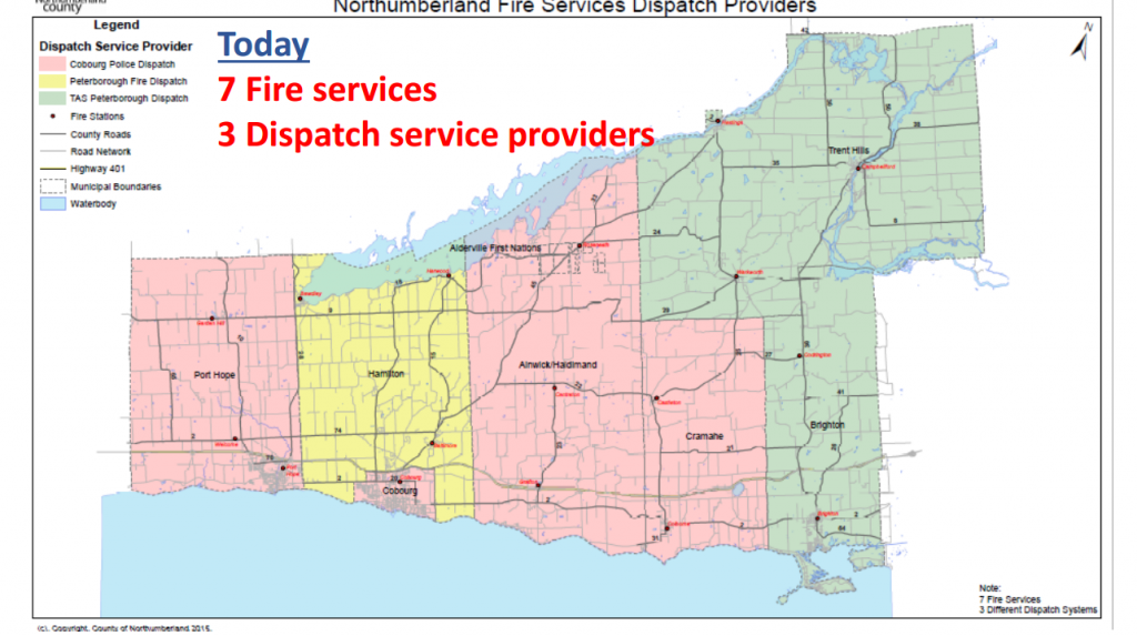 Northumberland Fire dispatch services. Courtesy of www.northumberlandcounty.ca