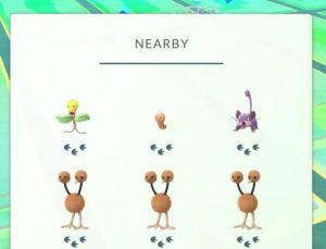 A look at what Pokémon GO steps used to look like. Google Image. 