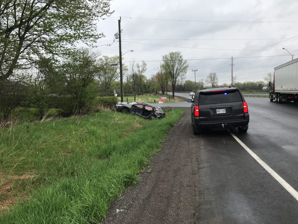 Two vehicles involved in accident west in Quinte West