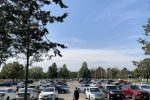 Full parking lot at Loyalist College as a result of the closure of parking lot 3