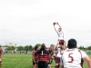 BELLEVILLE, ON (26/05/2011) COSSA Senior Rugby finals. Moira throughs in to his awaiting jumper. Photo by Steph Crosier