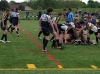 BELLEVILLE, ON (26/05/2011) COSSA Junior Rugby finals. Teams ruck over tackled Weldon player. Photo by Steph Crosier