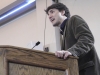 BELLEVILLE - (02/14/13) Justin Trudeau speaks to a packed alumni hall at Loyalist College. Photo by John Moodie