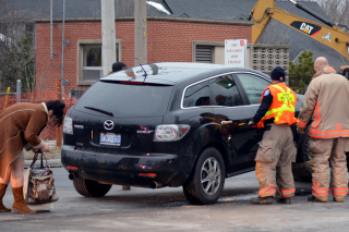 A two-vehicle collision happened Wednesday near the intersection of Palmer and Dundas Street. A woman invovled in the crash has been charged for failing to stop at a red light. Both vehicles suffered significant damage and had to be towed away. Only minor injuries were suffered.