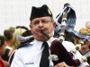 BELLEVILLE ONT (09/06/2011)Bag piper Bruce Anderson leads the graduation procession during Loyalist College's 44th convocation ceremony. Photo by Linda Horn