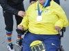 Karen Kitchen was the final medal bearer in Belleville's Rick Hansen relay. She wheeled the medal into the Quinte Sports Center and right up on stage where she said Hansen was 'one of her idols'. Kitchen serves on Belleville's Accessability Advisory Committee.
Photo by Taylor Renkema