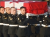 TRENTON, Ont (11/01/11) - Pallbearers carry the body of Master Corporal Byron Garth Greff during repatriation ceremonies at 8 Wing Trenton on November 1. Photo by Stephen Norman.