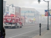 TRENTON, Ont. (05/11/2012)  Fire fighters battled the Sherwood Forest Inn's fire for over six hours Monday. 12 people were evacuated from the Sherwood as well as the entire downtown core. Fire cheif estimated between $600,000-$700,000 in damage. Photo by Steph Crosier