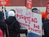 (BELLEVILLE) 11-12-2012 - A variety of faces and signs helped spread the message that educators don't agree with government legislation that takes away their right to negotiate their contracts. Photo by Keenan Weaver