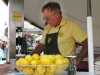 TRENTON, Ont. (21/07/11) Ken Bethune sold lemonade at Trenton's Festival on the Bay July 21, 22 and 23. He estimated he had sold about 75 by midday Friday. Photo by Renee Rodgers.