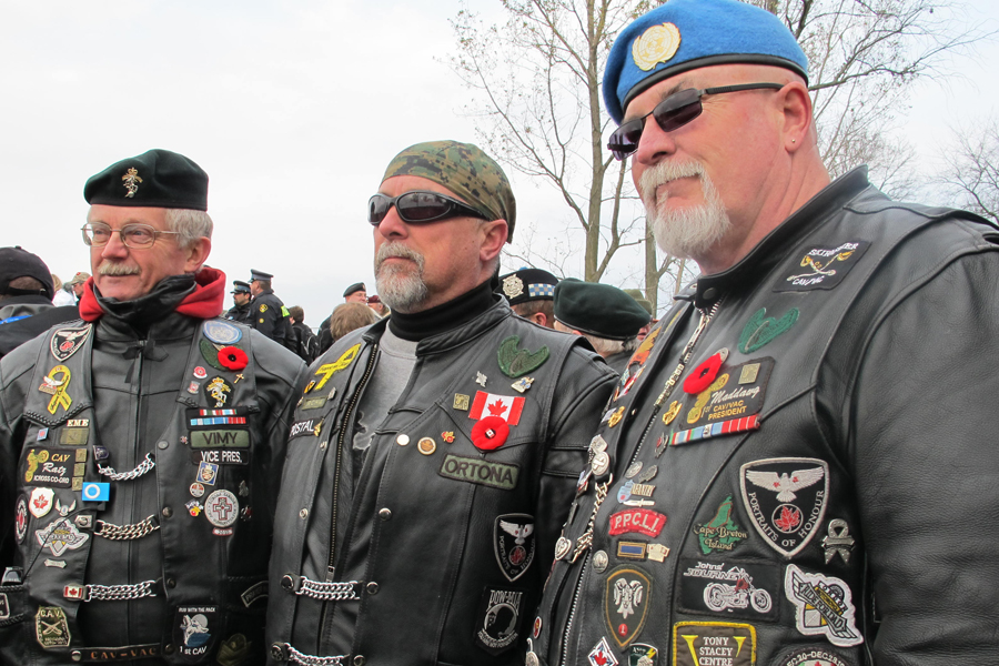 Motorcycle club shows support for those lost in Afghanistan 