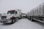 (File photo) Tractor trailers were among the vehicles that were part of a pileup on Hwy. 401 westbound between Glen Miller Road and Wallbridge-Loyalist Road in Quinte West Wednesday afternoon. Other multi-vehicle accidents have occurred eastbound near Brighton and westbound between Deseronto and Napanee. Photo by Justin Chin