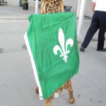 Franco-Ontarian flag covers painting given to Quinte West mayor