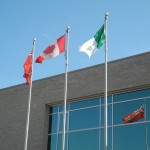 Quinte West City Hall Flags