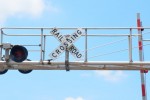 Railroad crossing sign