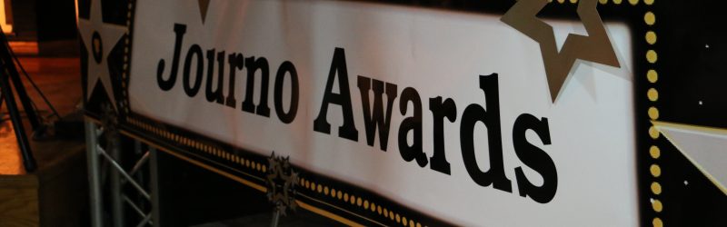 Journo Awards Sign