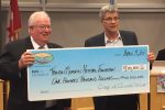 Mayor gives cheque to TMH