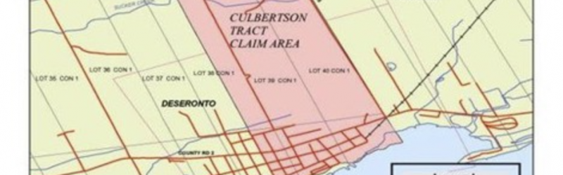 Map of Culbertson Tract Agreement land